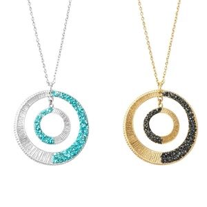 Circle Druzy Necklace